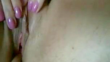 Amateur BBW Milf Masturbates Homemade Wife Stretches Pussy