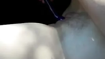 Busty Amateur GF Masturbates in Car with BF!