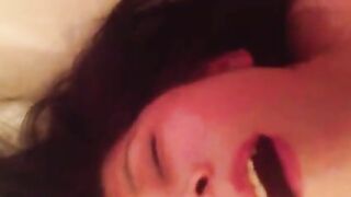 Asian Amateur Cumming Harder with Masturbation Facial!