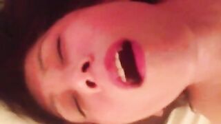 Asian Amateur Cumming Harder with Masturbation Facial!