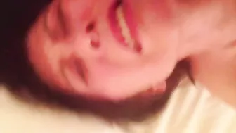 Asian Amateur Cumming Harder with Masturbation Facial!