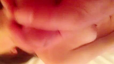 Asian Amateur Cumming Harder with Masturbation Facial!