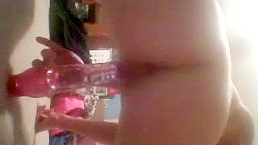 Chubby Teen Pawg Masturbates with Dildo in Homemade Amateur Video