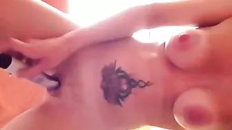 Massive Masturbation Squirts with Big Tits and Dildos!