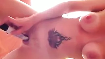 Massive Masturbation Squirts with Big Tits and Dildos!