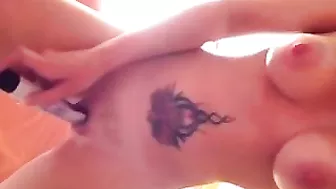 Massive Masturbation Squirts with Big Tits and Dildos!