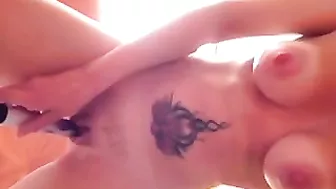 Massive Masturbation Squirts with Big Tits and Dildos!