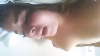 Amateur Brunette College Girl Homemade Masturbation Session Leads to Tender Moans and Orgasmic Bliss!