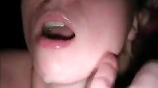 MILF Masturbates with Cum on Her Face & Blows Orgasmic Load!