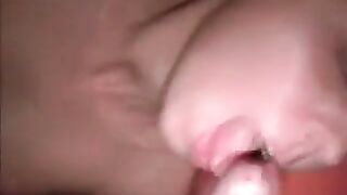 MILF Masturbates with Cum on Her Face & Blows Orgasmic Load!