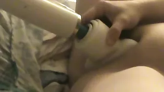 MILF Mom Multiple Orgasms w/ Hitachi & Big Tits!