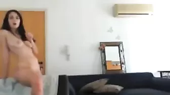 College Brunette Homemade Masturbation Session Leads to Epic Orgasm