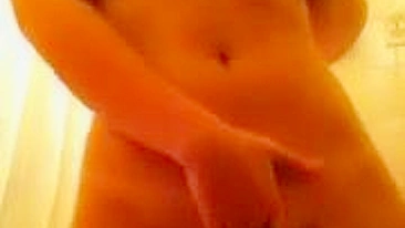 Busty College Girl Homemade Masturbation with Big Boobs and Finger