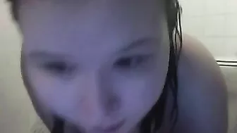 Chubby Ex-GF Sensual Shower Masturbation with Big Boobs & Tits