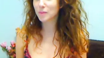 Redhead Amateur Finger Masturbates until Orgasm on Webcam