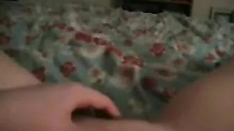 Natural Beauty Self-Taped Masturbation Session with Massive Tits and Finger Play!