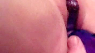 MILF Mom Anal DP with Amateur Wife Triple Treat & OGASM!