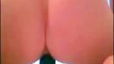 MILF Masturbates with Big Butt and Dildo in Homemade Porn