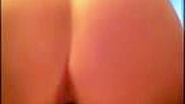 MILF Masturbates with Big Butt and Dildo in Homemade Porn