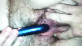 Homemade Masturbation with Hairy BBW and Vibrator