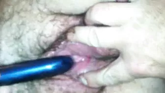 Homemade Masturbation with Hairy BBW and Vibrator
