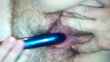 Homemade Masturbation with Hairy BBW and Vibrator