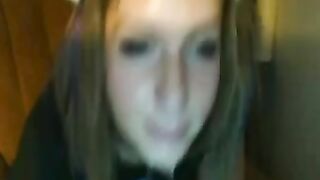 Amateur Teen Homemade Masturbation with Dirty Deepthroat and Dildo