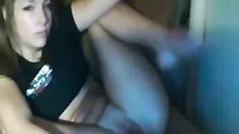 Amateur Teen Homemade Masturbation with Dirty Deepthroat and Dildo