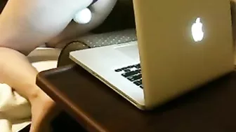 MILF Wife Solo Masturbation with Vibrators & Webcam Chat