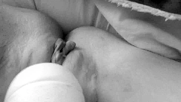 Amateur Debbie Homemade Masturbation with Dildo, Shaved Pussy and Orgasm