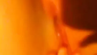 Sexy Catholic Teen Masturbates with Glasses and Small Tits