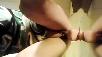 MILF Masturbates with Dildo While Kids are Away!