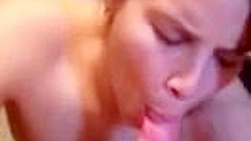 Masturbating GF Blowjob Orgasm on Dildo Ride with Amateur Sucking