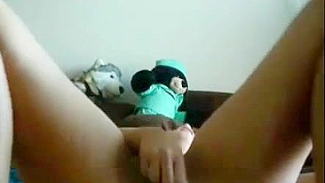 Wife Dirty Talking Masturbation Video with Squirting Orgasm!