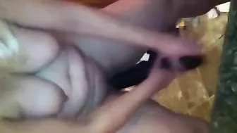 Amateur BBW Matures Homemade Dildo Masturbation Wife