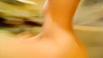 Skinny Blonde Masturbates with Dildo and Webcam