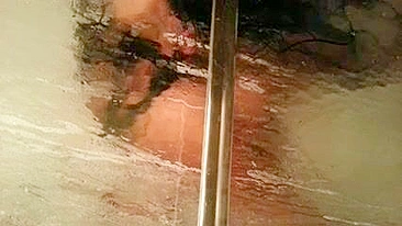 MILF Masturbates with Dildo in Shower, Amateur BBW Porn!