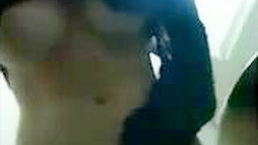 Brunette Babe Big Boob Masturbation in Airplane Fun!