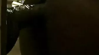 Massive Ebony BBW Masturbates with Huge Dildo - Amateur Homemade Porn!