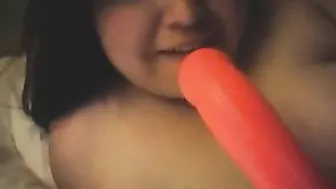Amateur Bbw Masturbating with Big Tits and Cumming