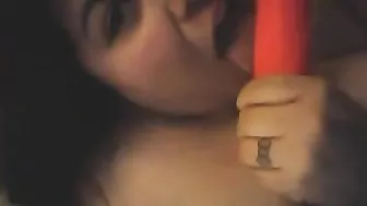 Amateur Bbw Masturbating with Big Tits and Cumming