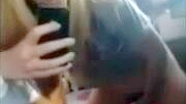 Amateur Blonde Teen Homemade Masturbation with Dildo and Hairbrush!