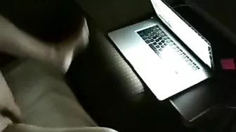 MILF Wife Hairy Masturbation with Vibrator & Webcam Chat