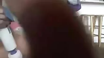 Emo Teen Masturbation Orgasm w/ Vibe & Dildo - Amateur Homemade