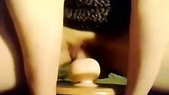 MILF Mom Homemade Dildo Ride Amateur Sex Toy Fun