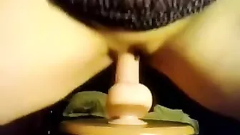 MILF Mom Homemade Dildo Ride Amateur Sex Toy Fun