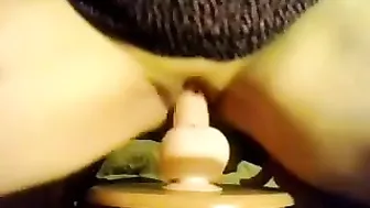 MILF Mom Homemade Dildo Ride Amateur Sex Toy Fun