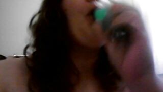 Massive Masturbation with Big Tits and Chubby Fat Girl