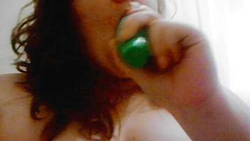 Massive Masturbation with Big Tits and Chubby Fat Girl