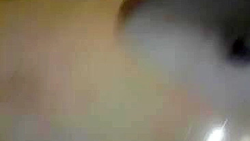 Amateur Asian Teen Masturbates with Dildo in Homemade Selfie
